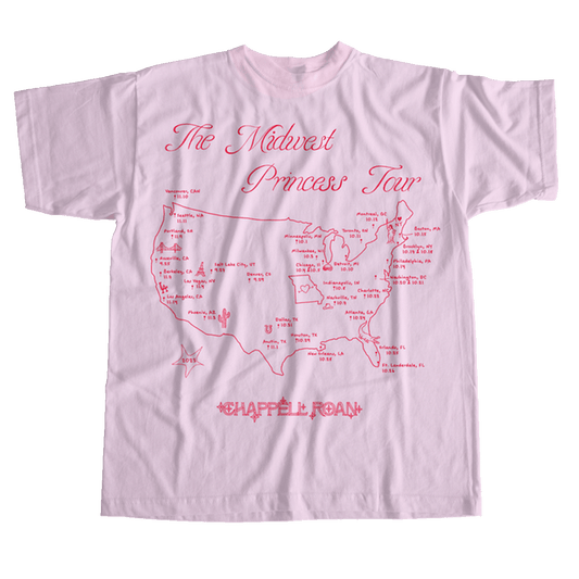 2023 Midwest Princess Tour Tee (Pink)