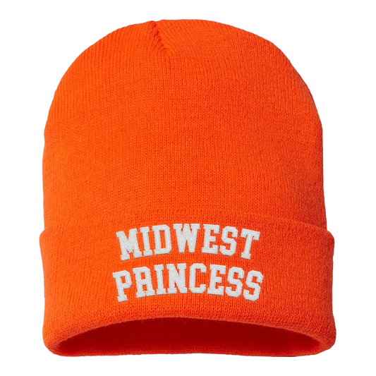 Midwest Princess Orange Beanie