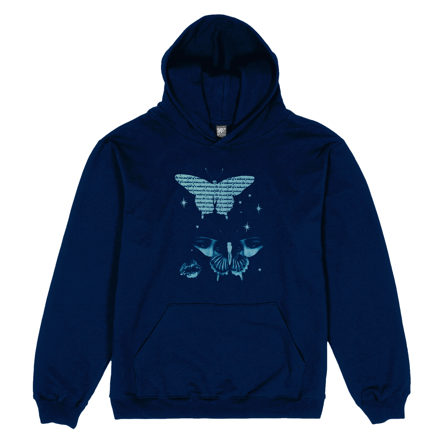 Front of Chappell Roan Butterfly hoodie