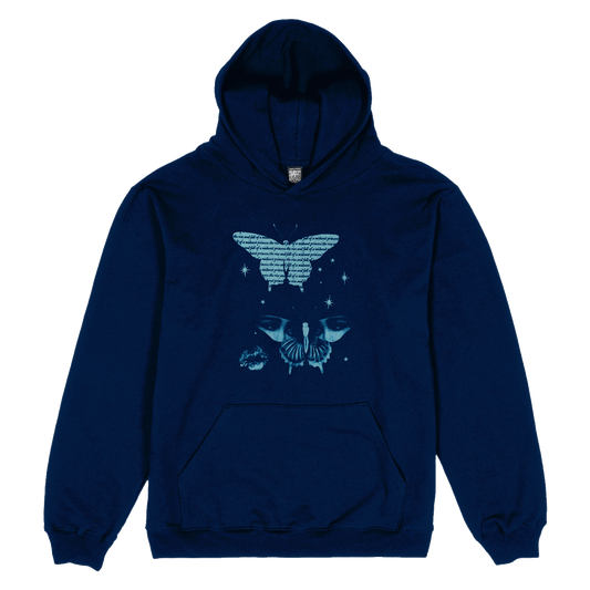 Front of Chappell Roan Butterfly hoodie