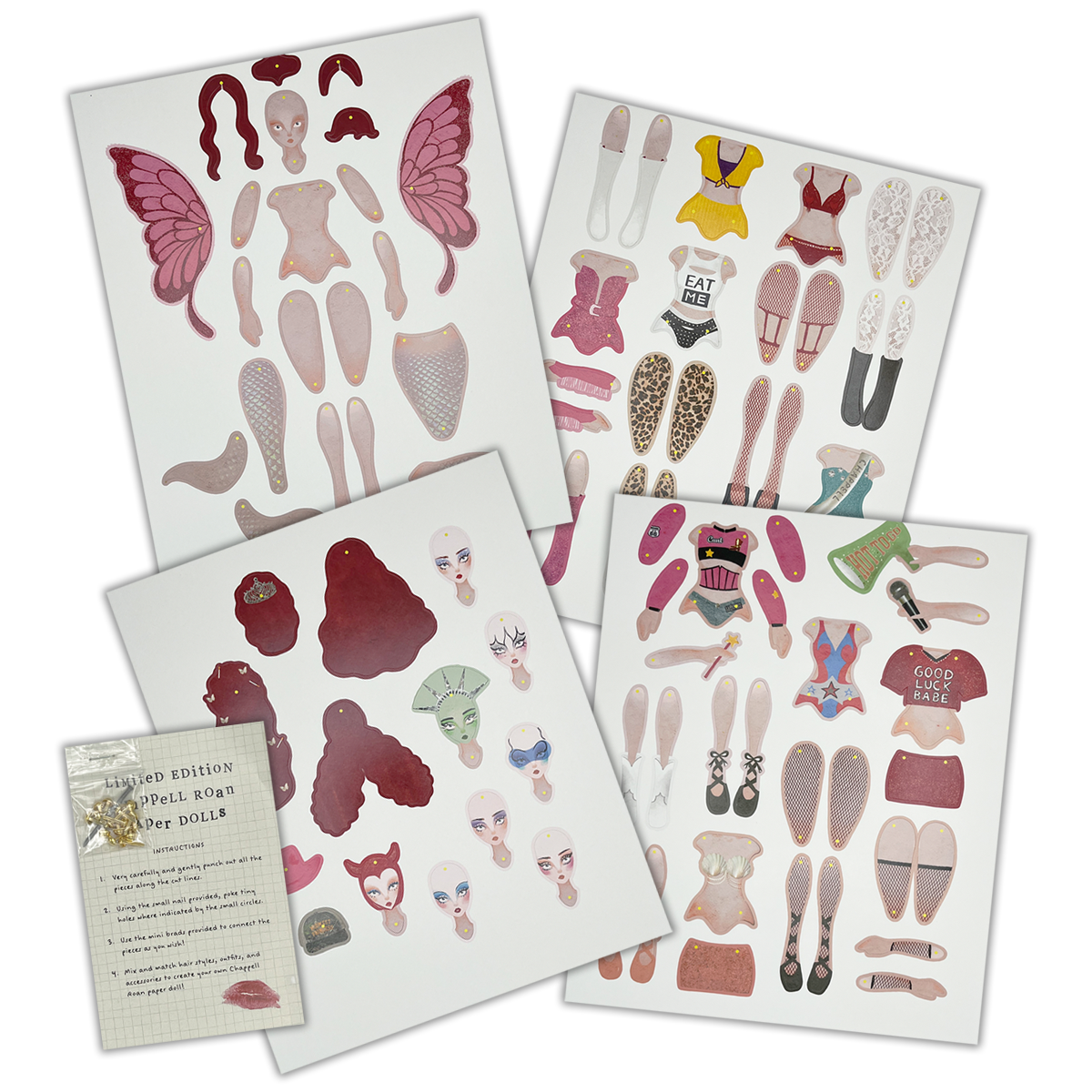 Limited-Edition Paper Dolls x Deluxe Vinyl Fan Pack