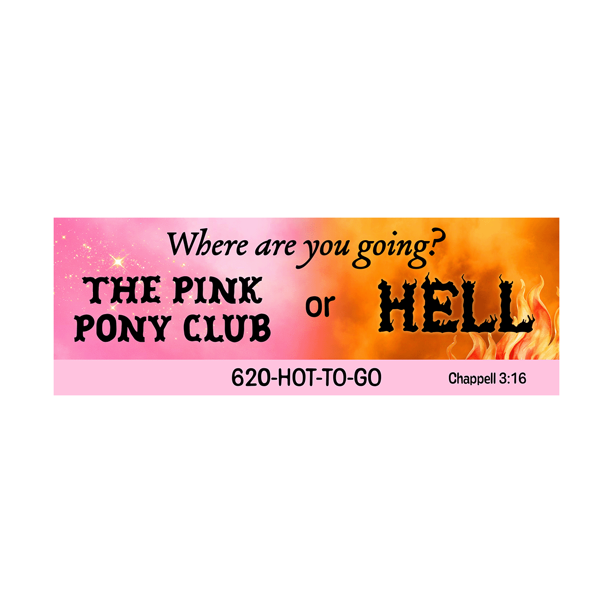 Hell Bumper Sticker