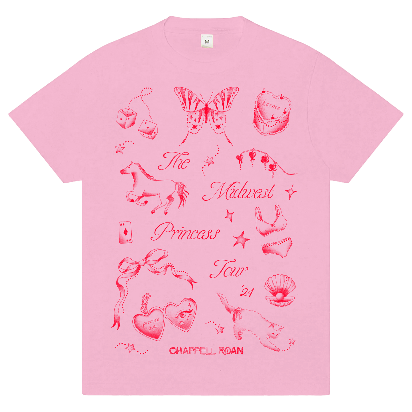 Midwest Princess 2024 Tour Tee (Pink)