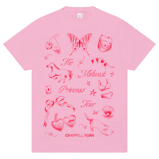 Midwest Princess 2024 Tour Tee (Pink)